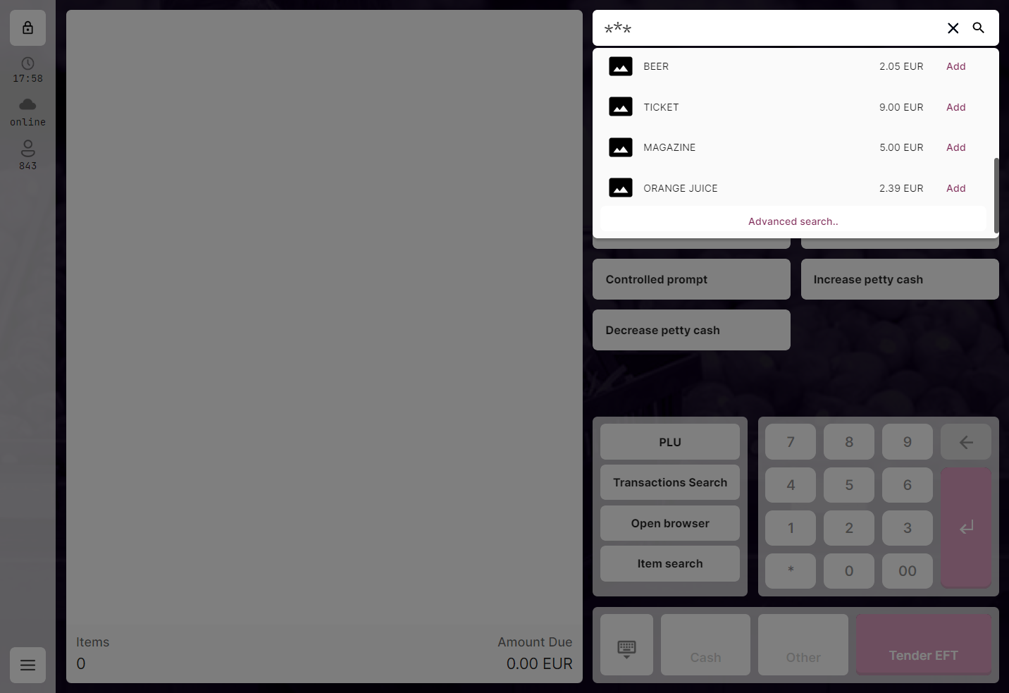 Item Search Shortcut